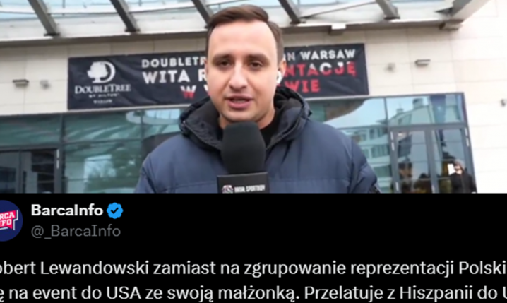 HIT! Tak sztab kadry chciał UKRYĆ NIEOBECNOŚĆ Lewego xD